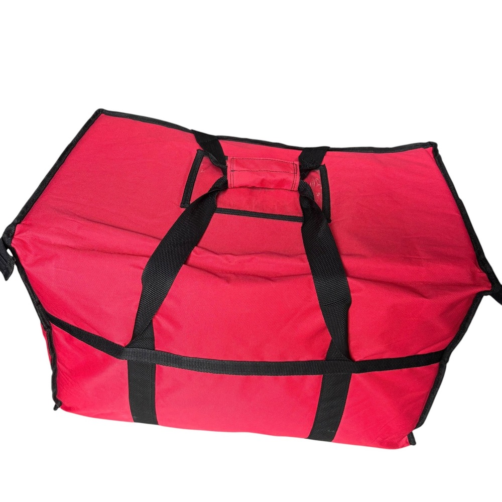 XXL Insulated Food Delivery Bag Red Thermal Catering Carrier Food Delivery - Picture 4 of 11